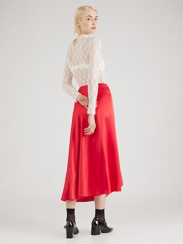 Samsøe Samsøe Spódnica 'Viktoria Bias' w kolorze czerwony