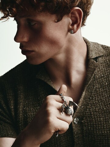 REYTEL Key Ring 'DRACO MUNDI' in Silver