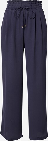 Wide leg Pantaloni con pieghe di Koton in blu: frontale