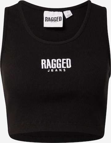 The Ragged Priest Top in Black: front