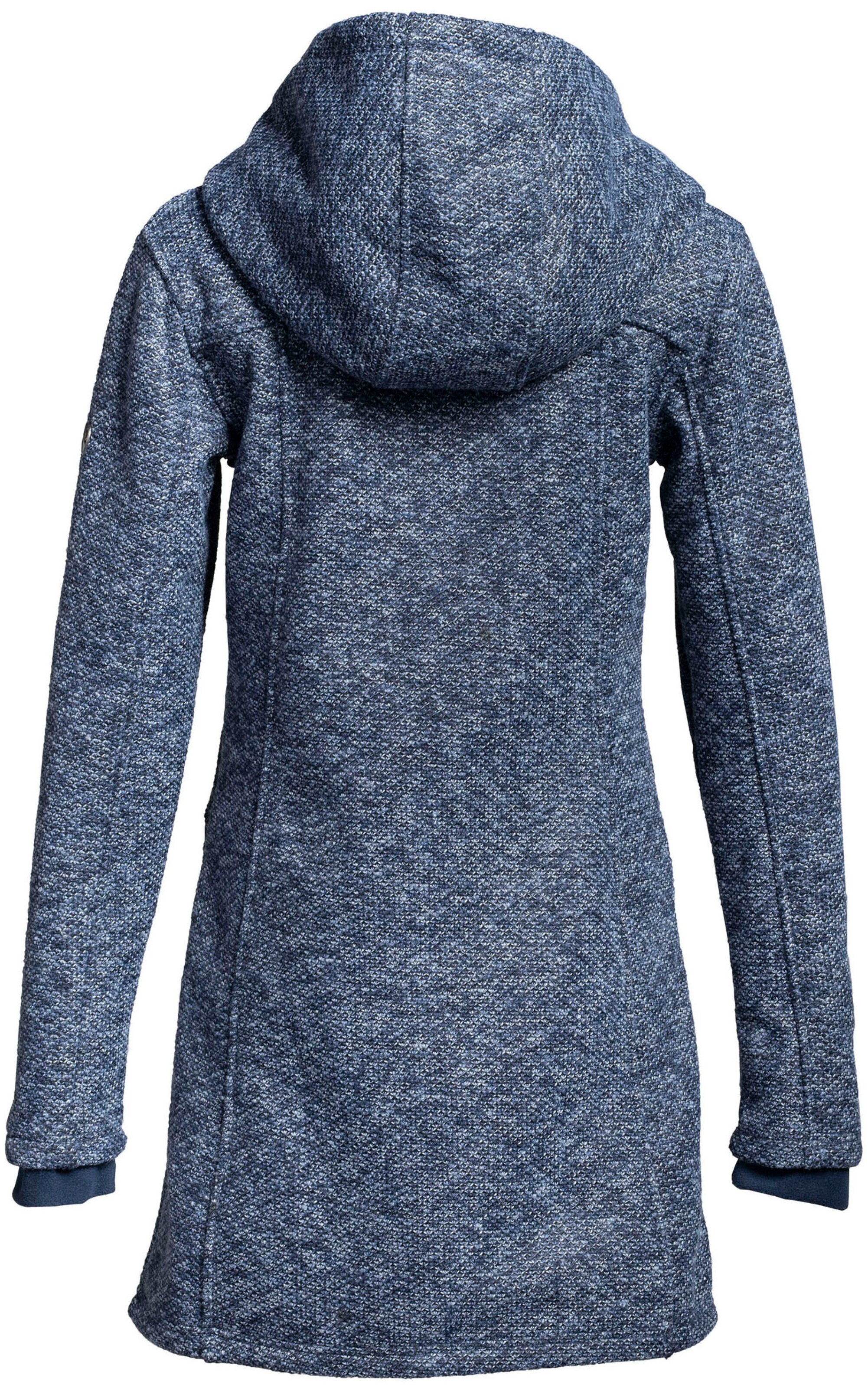 POLARINO Between-Seasons Coat in Blue