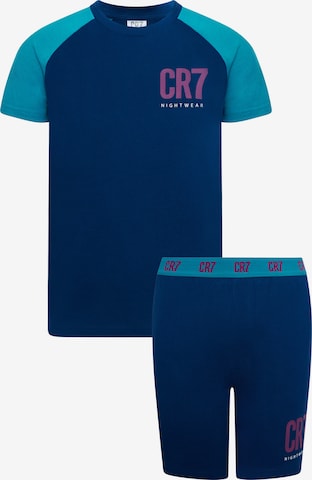 CR7 - Cristiano Ronaldo Pajamas ' KIDS ' in Blue: front