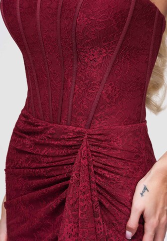 Ombre Abendkleid in Rot