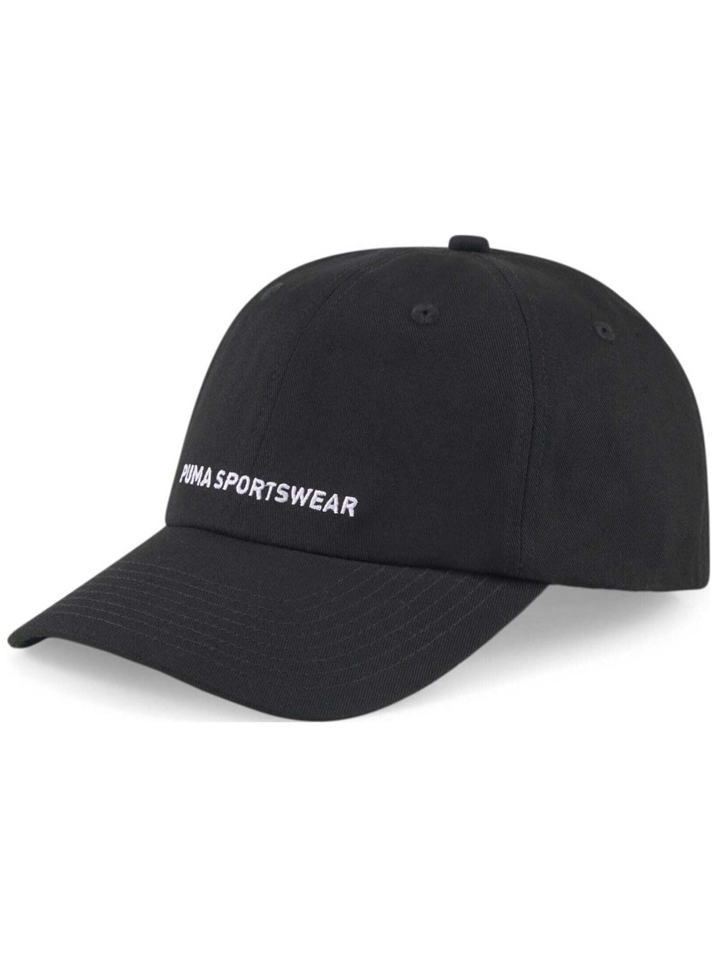 PUMA Sportcap 'Puma Sportswear Cap'‌‌‌‌ in Schwarz: Vorderseite
