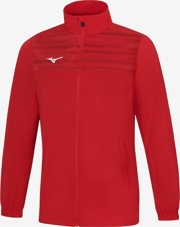 MIZUNOJakna za vježbanje - crvena boja: prednji dio