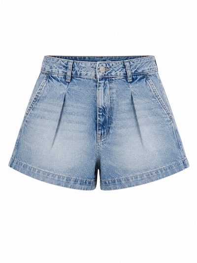 IT'S BASIC Jean 'MINI DENIM SHORT' en 34/Extra Short en bleu-gris, Vue avec produit