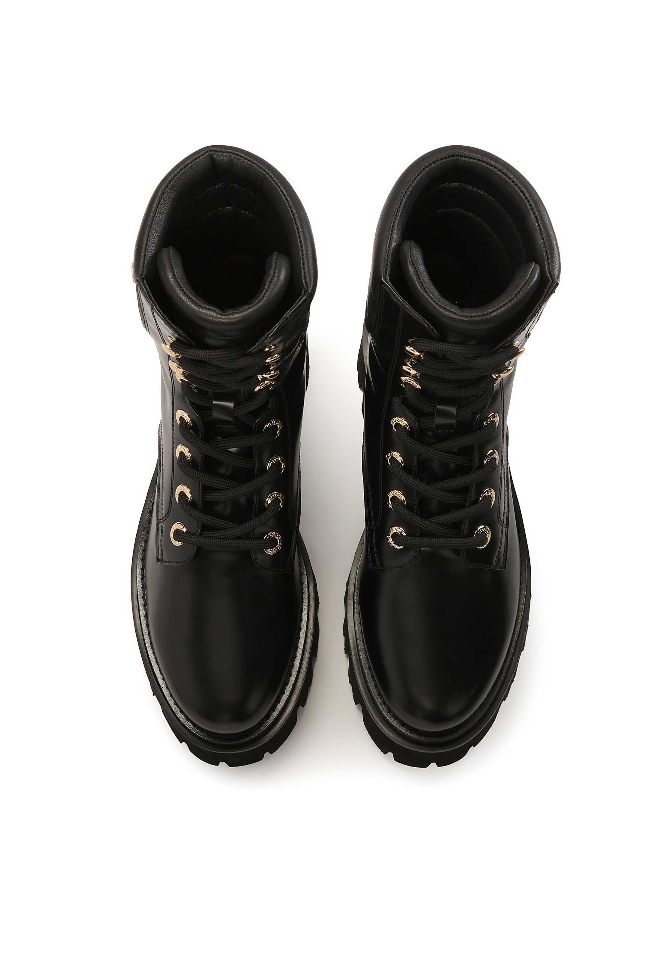 Bottines à lacets Kazar en noir