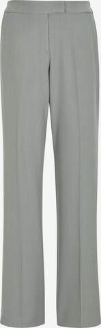 Pantalon à plis MADELEINE en gris : devant