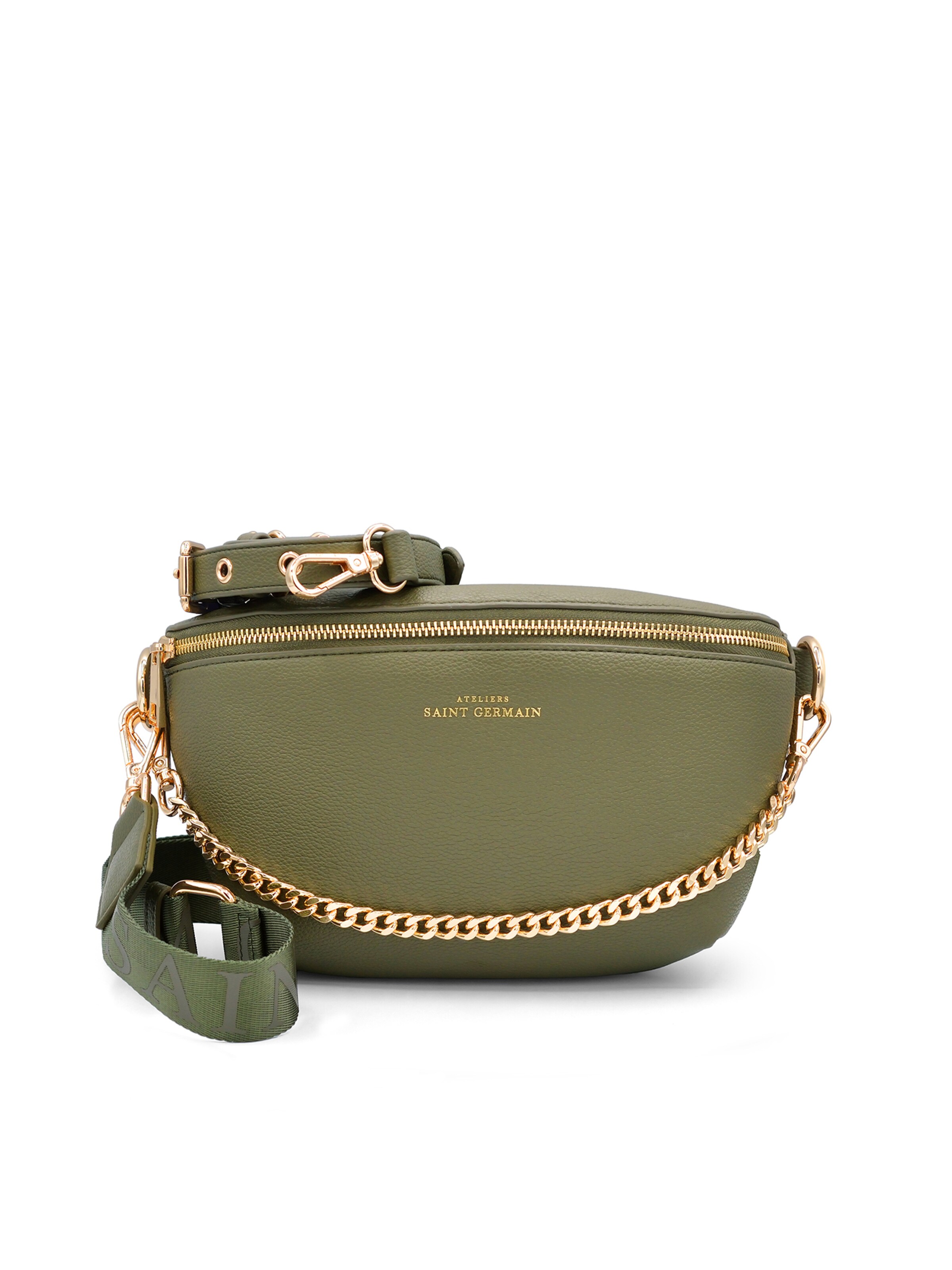 Sac à bandoulière 'Ibiza' Ateliers Saint Germain en vert : devant