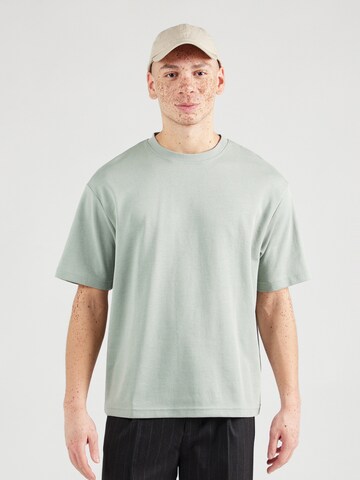 SELECTED HOMME Футболка 'SLHLOOSEOSCAR' в Зеленый: спереди
