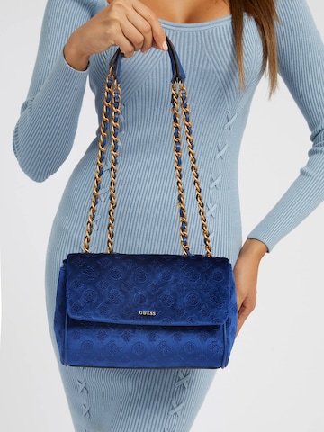 GUESS Shoulder Bag 'Inia' in Blue