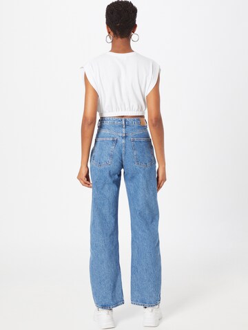 WEEKDAY Wide leg Jeans in Blauw