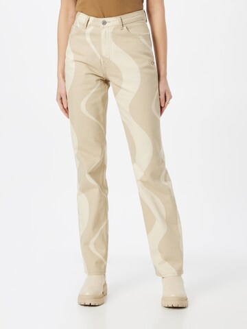 Envii Regular Jeans in Beige: voorkant