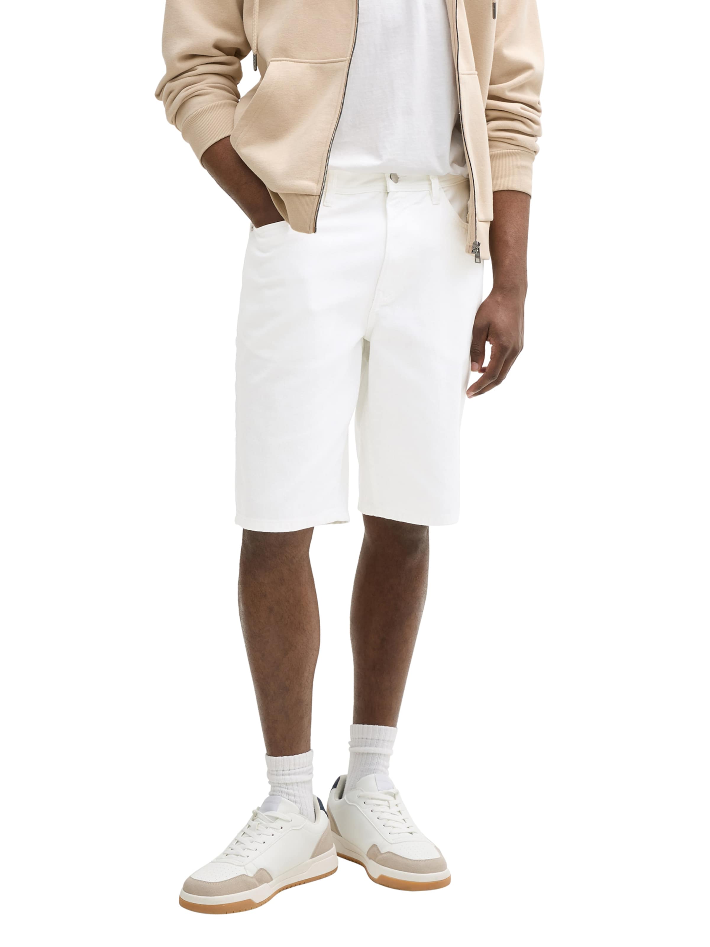 Loosefit Jean &#x27;Waylen&#x27; TOM TAILOR DENIM en blanc : devant