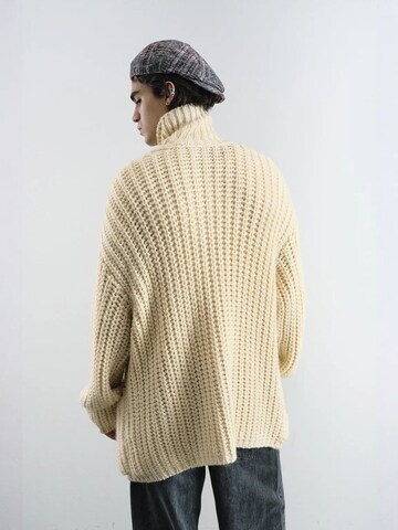 Giesto Knit cardigan in Beige