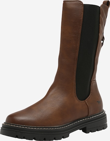 MUSTANG Chelsea boots in Bruin: voorkant