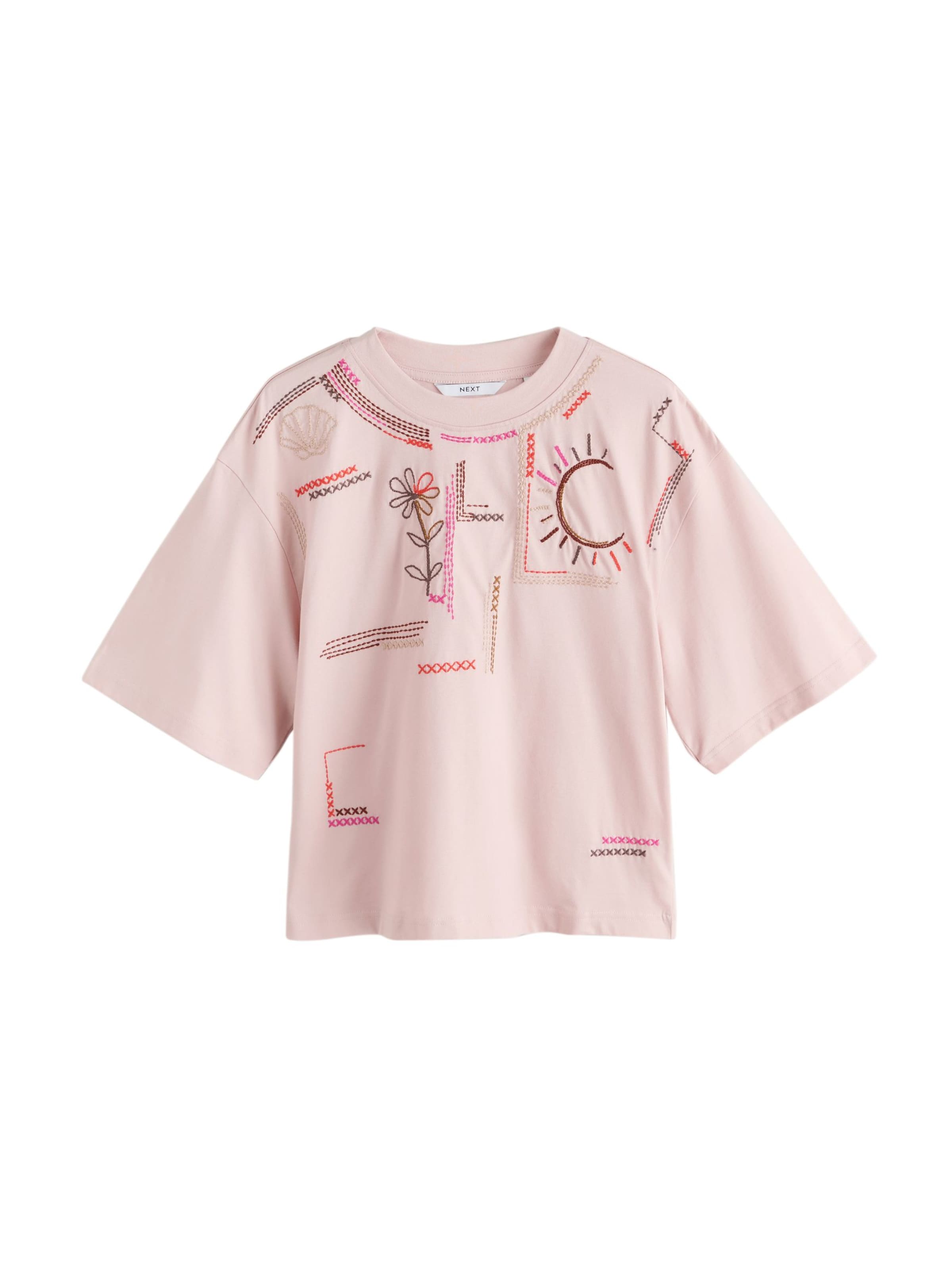 Next Футболка в Ярко-розовый: спереди