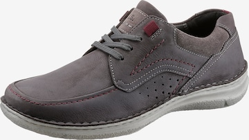 JOSEF SEIBEL Lace-Up Shoes 'Anvers 91' in Grey: front