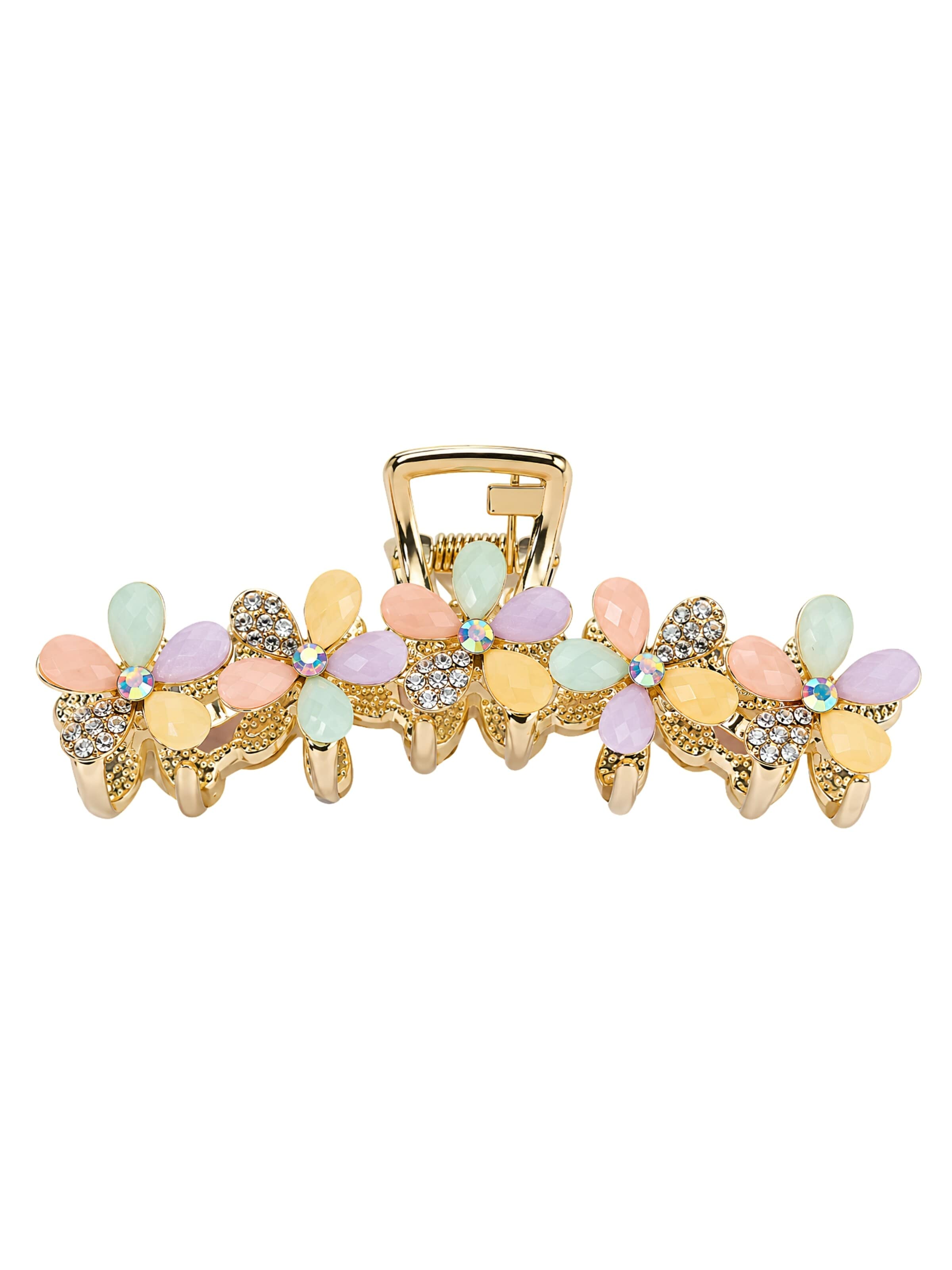 soho Hair accesoires Hair jewelry 'May Hair Clip' in Mixed colours: front
