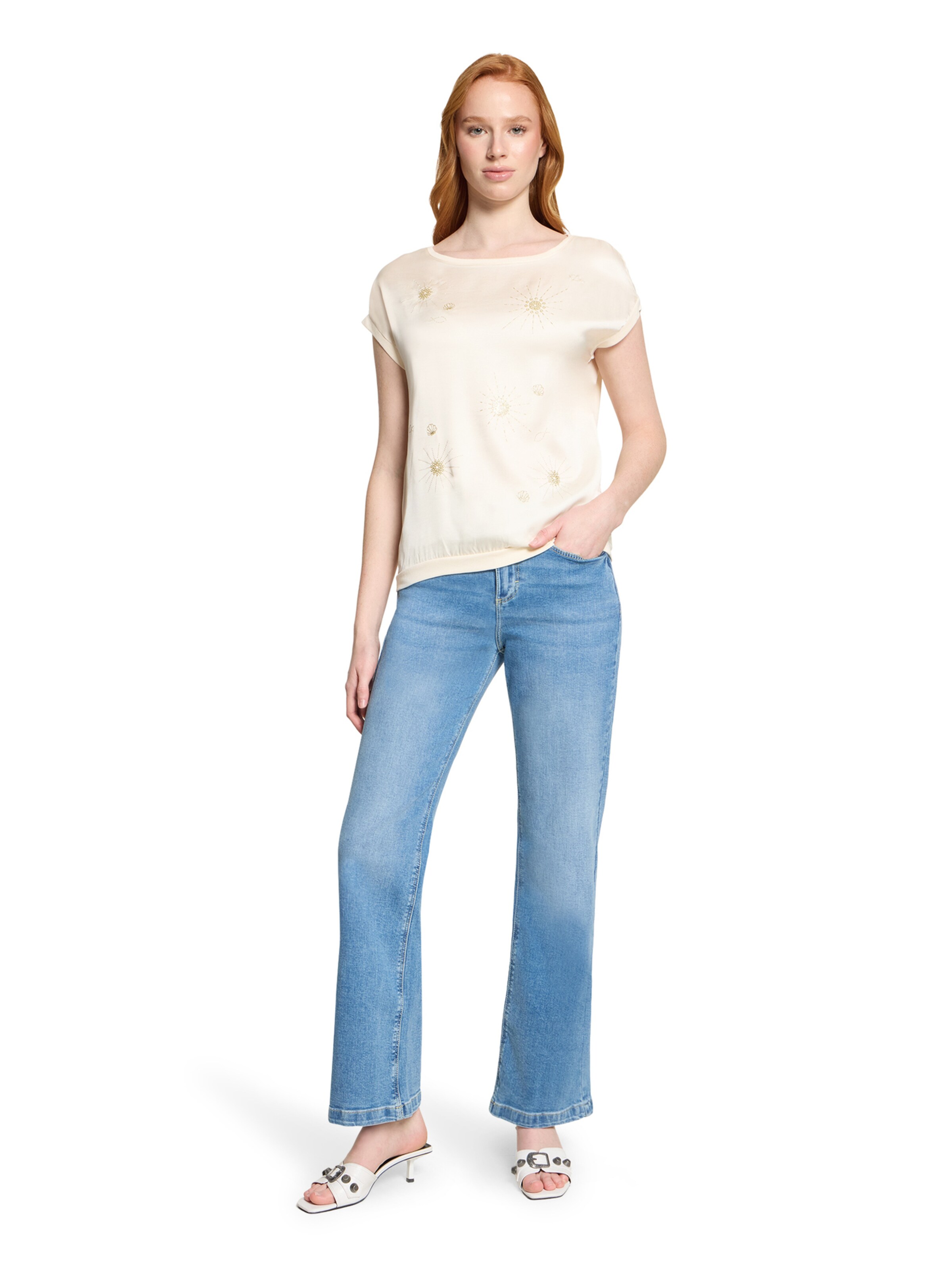 Cartoon Shirt in Wit