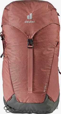 DEUTER Sports Backpack in Red: front