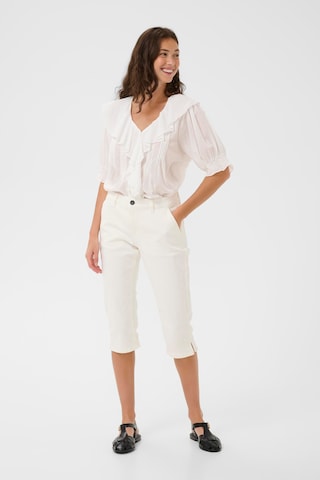 CULTURE Slimfit Jeans 'JCUtali Ami' i hvid