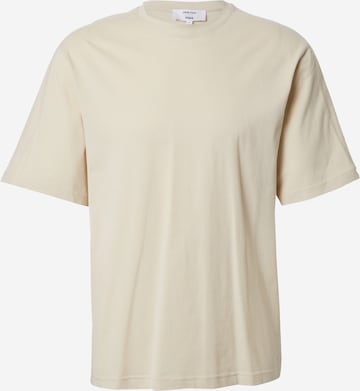 DAN FOX APPAREL - Camiseta 'Falk' en beige: frente