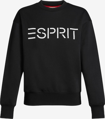 ESPRIT Sweatshirt in Zwart: voorkant