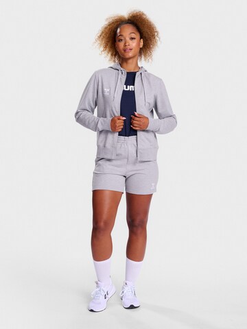 Hummel Athletic Zip-Up Hoodie 'Go 2.0' in Grey