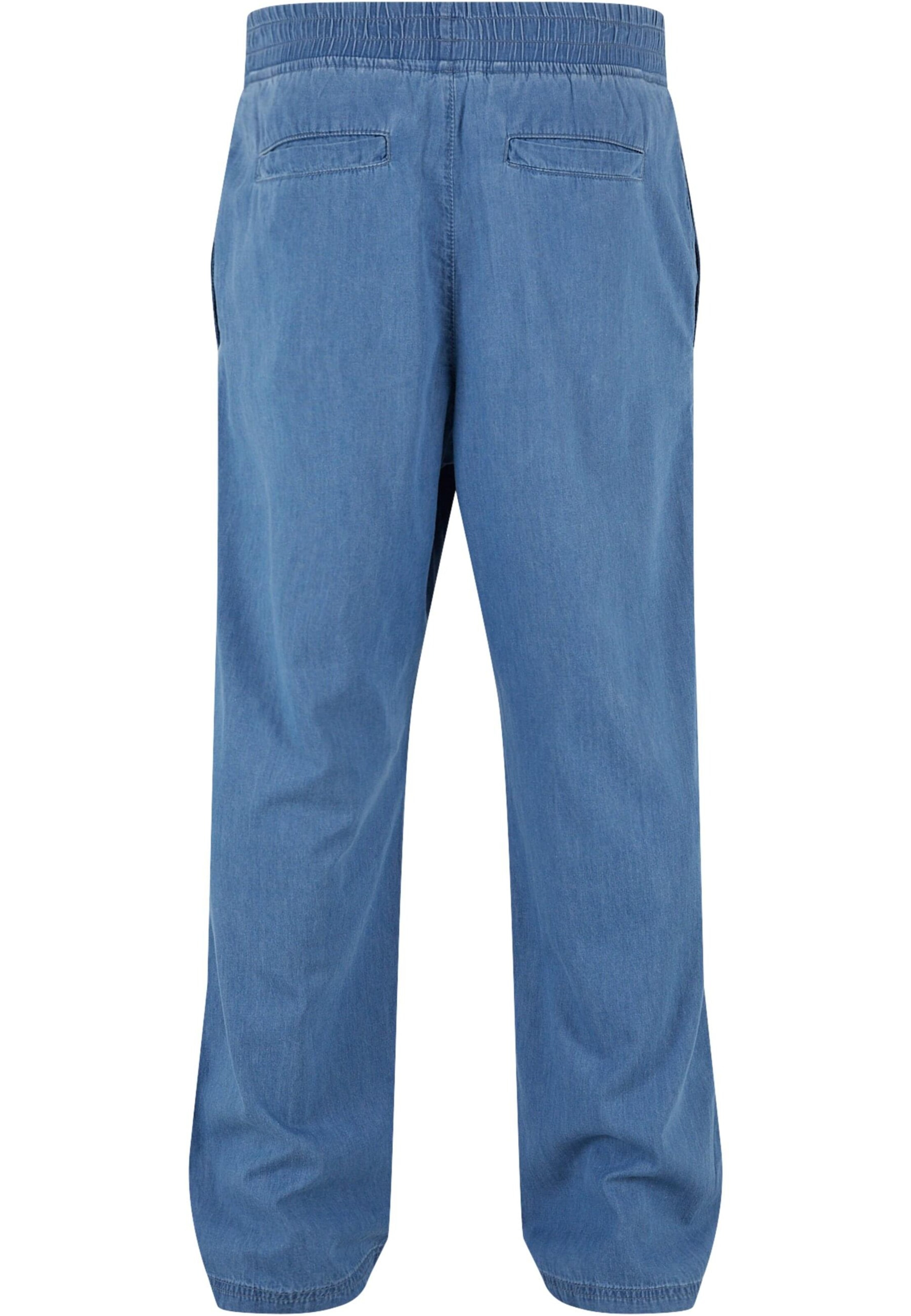 Urban Classics Ohlapna forma Kavbojke | modra barva