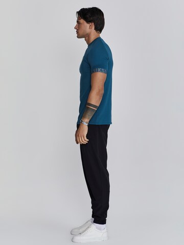 SikSilk T-Shirt in Blau