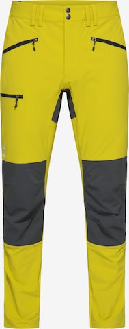 Haglöfs Outdoor Pants in Yellow: front