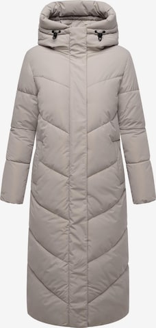 Manteau d’hiver MARIKOO en beige : devant