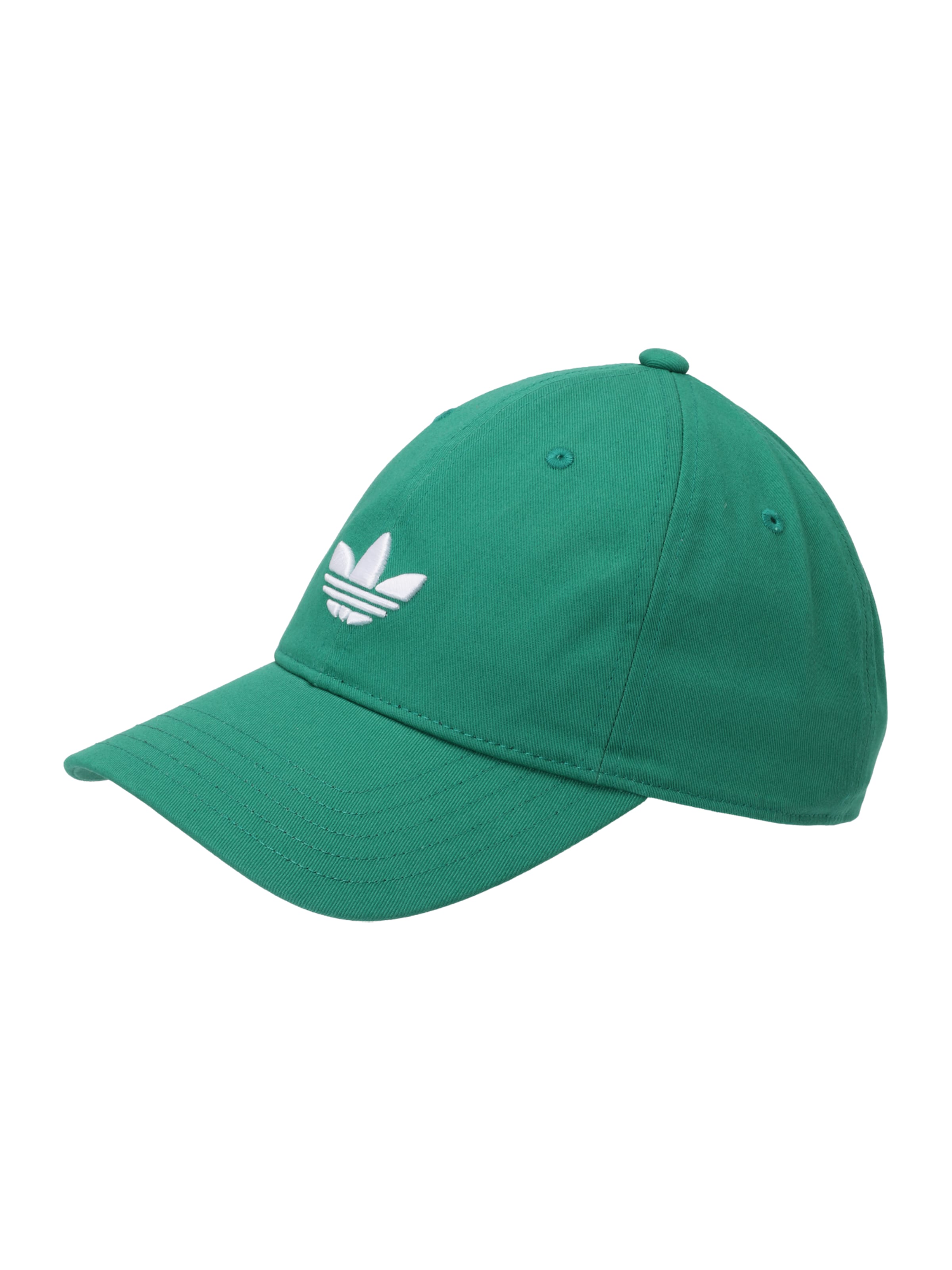 ADIDAS ORIGINALS Cap 'Adicolor Classic Trefoil' in Green: front