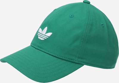 Kepurė 'Adicolor Classic Trefoil' iš ADIDAS ORIGINALS, spalva – žalia / balta, Prekių apžvalga