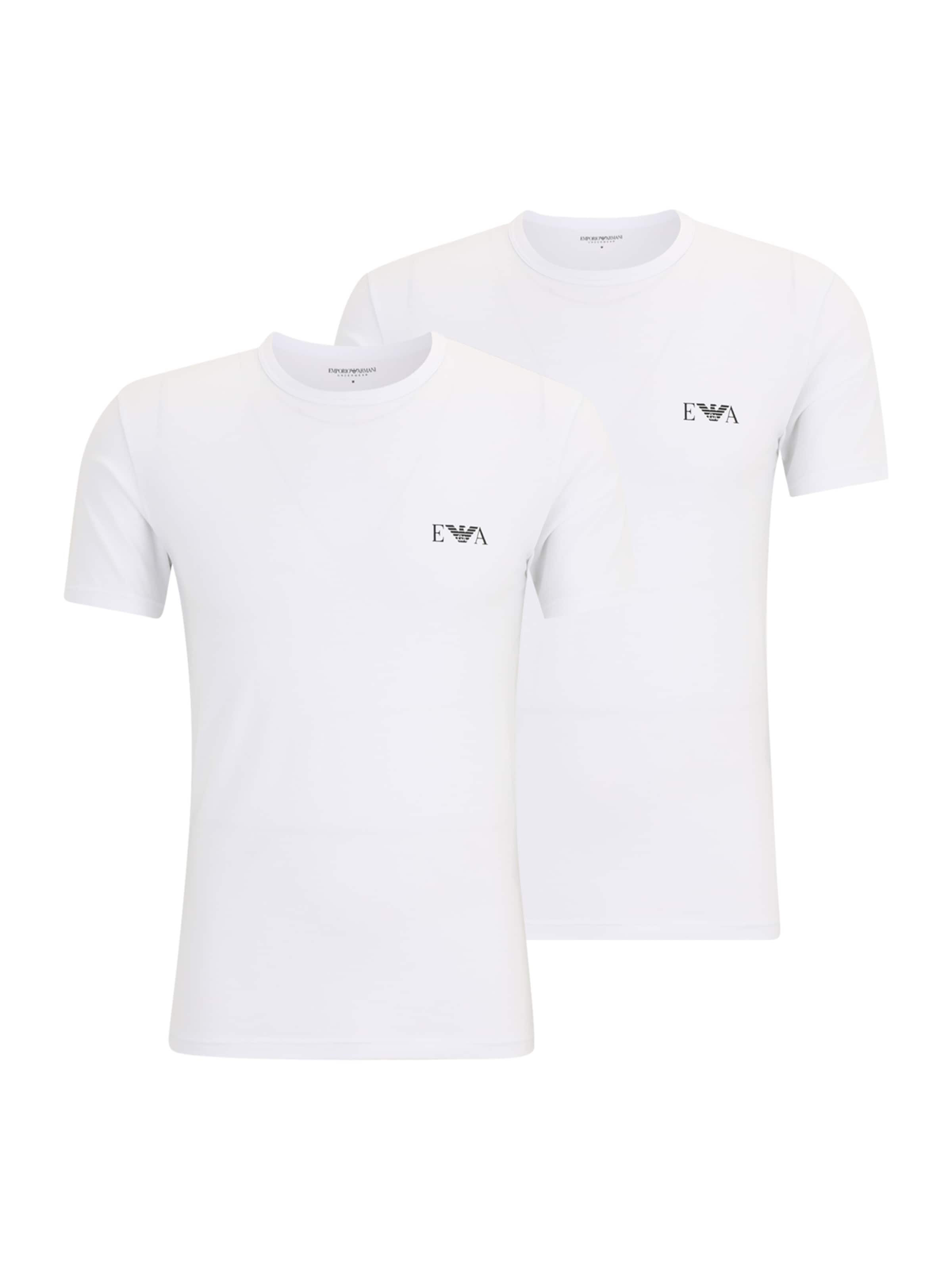 Emporio Armani T-shirt i vit: framsida