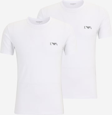 T-Shirt Emporio Armani en blanc : devant