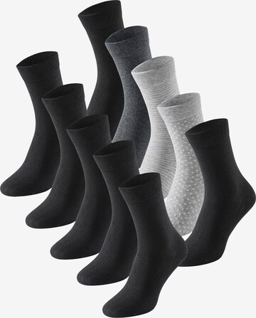 Chaussettes SCHIESSER en gris : devant