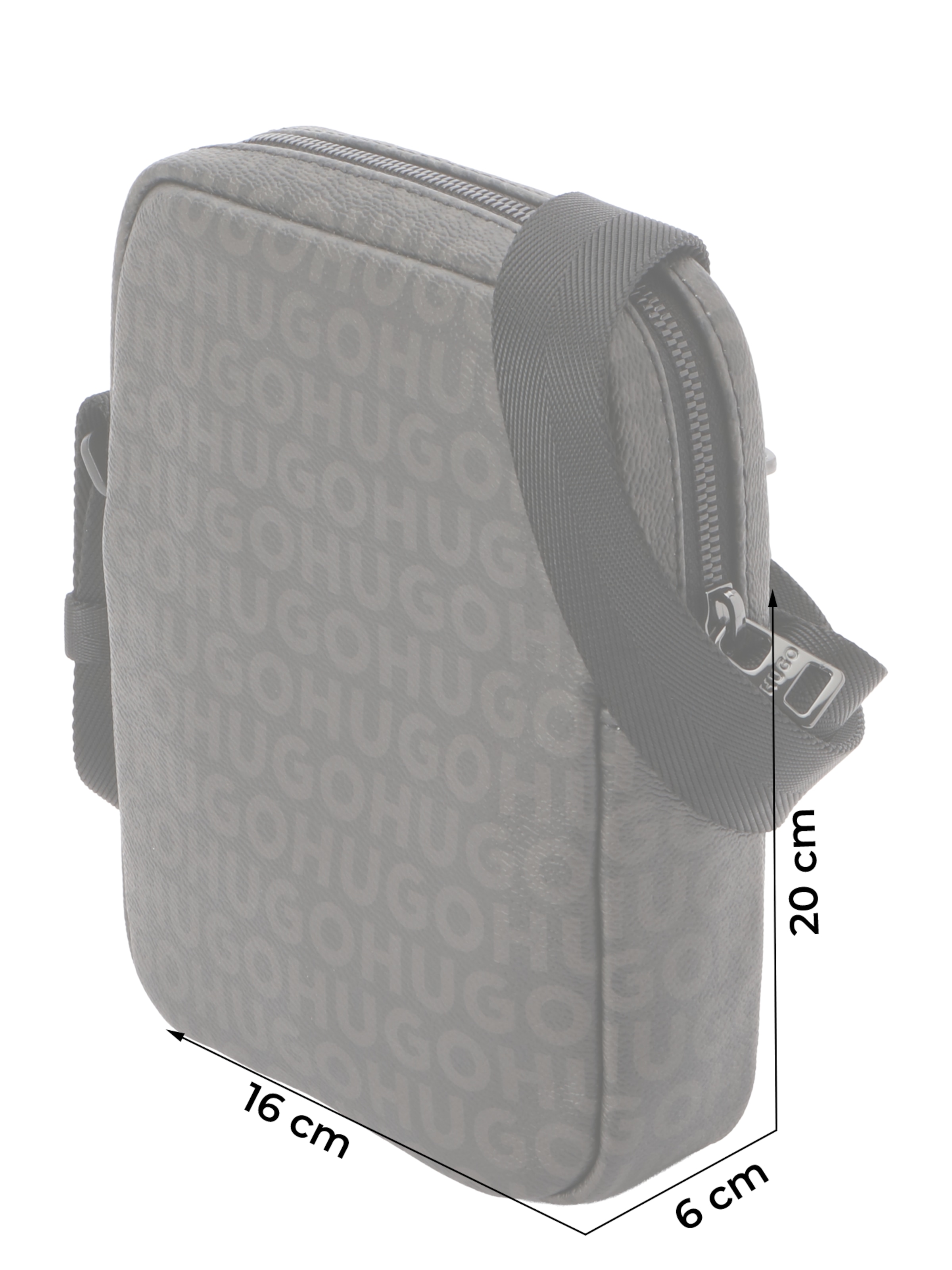 HUGO Crossbody bag 'Quantic' in Black