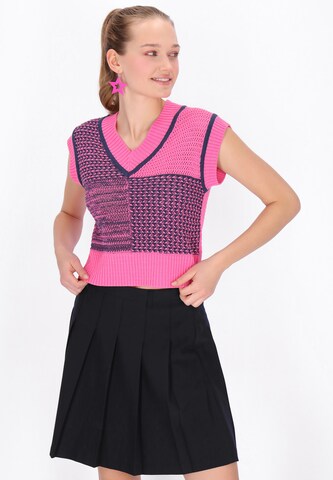 Pull-over MYMO en rose : devant