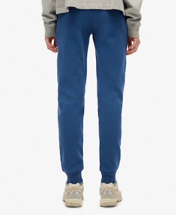 Effilé Pantalon Superdry en bleu