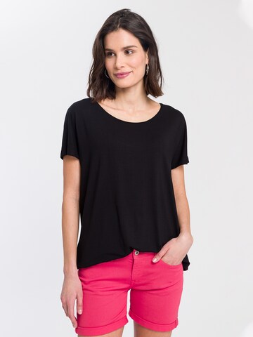 Cross Jeans Shirt in Black: front