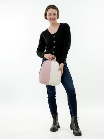 Emily & Noah Backpack ' E&N Lyon RUE 09 ' in Pink: front