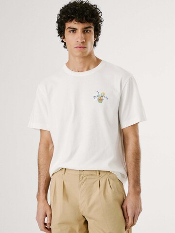 Pepe Jeans T-Shirt 'Tate' in Weiß