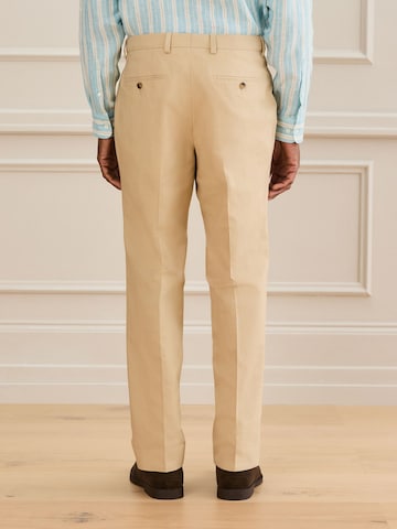 Next Regular Pleat-front trousers in Beige