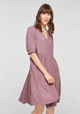 Robe-chemise QS en violet