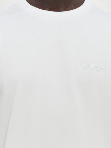 ARMANI EXCHANGE Тениска в бяло