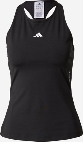 Haut de sport 'Techfit' ADIDAS PERFORMANCE en noir : devant