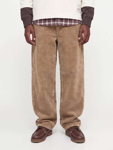 Jack & Jones Junior Baggy Hose 'JPSTAlex' in Braun: Vorderseite
