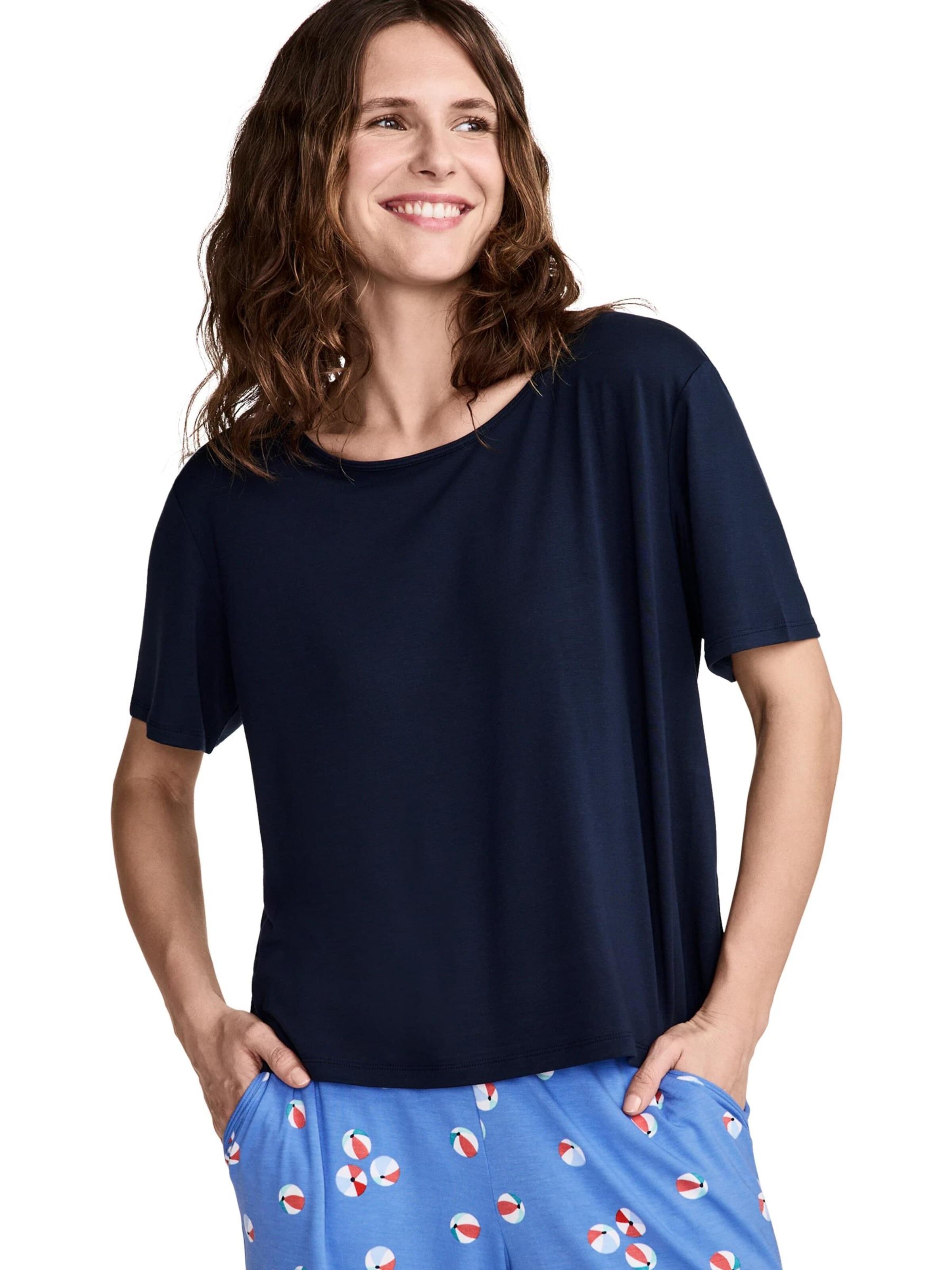 JOCKEY Shirt 'Soft Touch Luxe Tee' in Blue: front